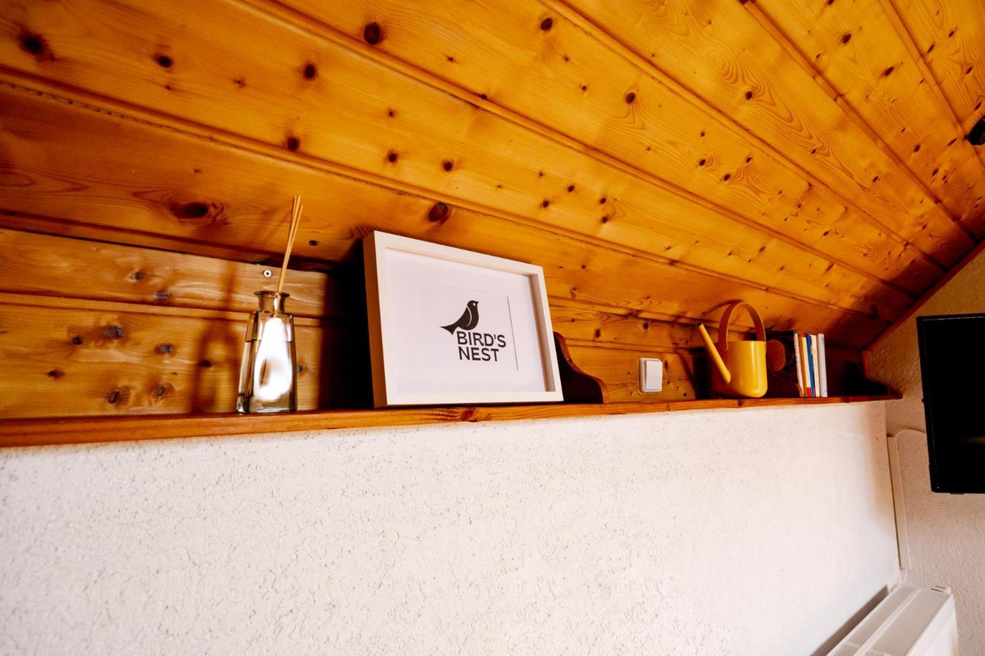 Birds-Nest Ferienwohnung Balkon Kaminofen Darstein Exterior photo